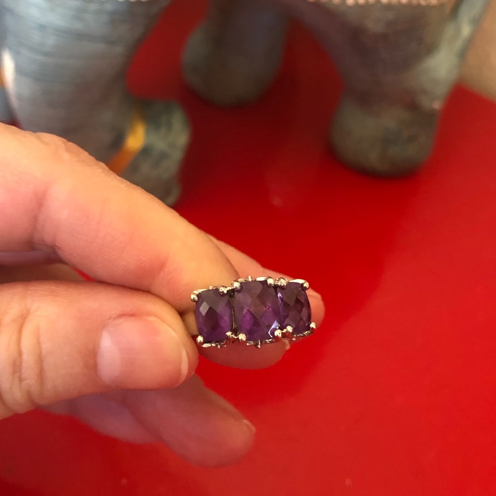 Sterling Silver Amethyst Ring